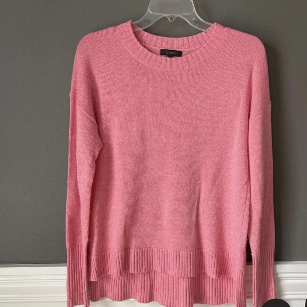 J. Crew Pink Crew Neck Sweater